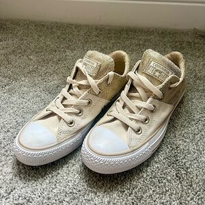 Cream Gold Converse Women’s Size 6